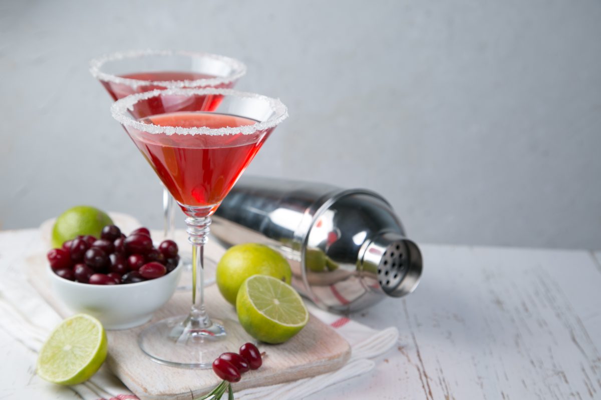 Cranberry And Lime Martini