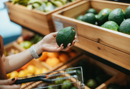 Avocado In Supermarket