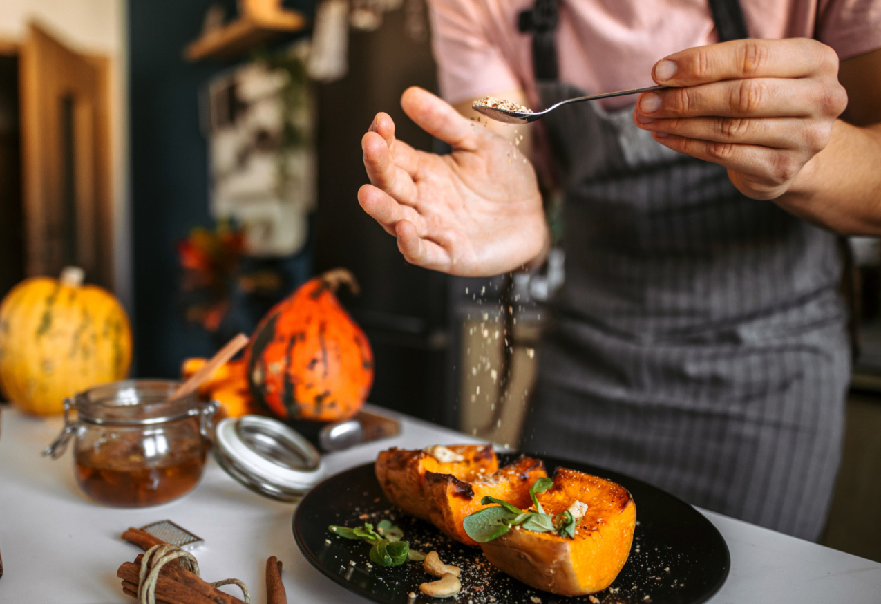 Kruiden voor herfstgerechten