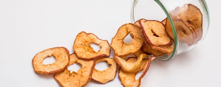 Gezonde snack: appelchips